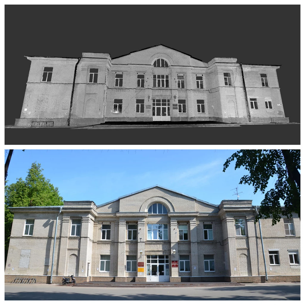 Наземное лазерное 3D-сканирование: Павлово